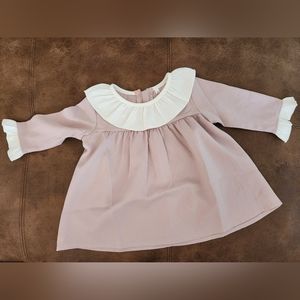 Baby girl dressy dress mauve